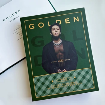 Альбом для Фотокарточек Kpop A5 GOLDEN Binder Фотокарточка Collect V SEVEN LAYOVER Collect Book Фотодержатель Kpop Taekook Аксессуары