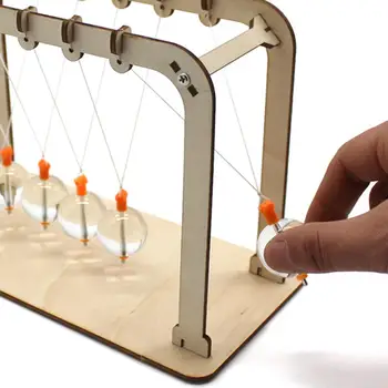 2 Подставки для стеклянных весов DIY Newtons, настольный Маятник для игрушек по физике