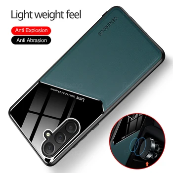 Роскошный Текстурный Кожаный Чехол для Телефона Samsung Galaxy A05s A05 A15 Case sumsung sansin s50A A 05s 05 15 AntiDrop Защитная Оболочка