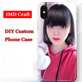 DIY IMD Чехлы для iPhone 12 Pro Max Mini 11 XS XR X SE 2020 7 8 Plus Case с Пользовательским Фото Текстом Гладкая Мягкая Обложка Funda
