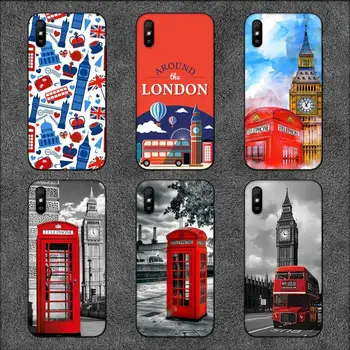 чехол для телефона london bus england Phone для Xiaomi9 10 11PRO LITE Redmi NOTE7 8 9 10A PRO K40 Poco3 Shell