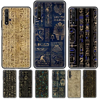 Древнеегипетский Иероглифический Чехол Huawei Nova 5T 2Z 2 3 i Y7A Y6P Y5P 2020 Y3 II Y5 Y6 Y7 2017 2018 Y9 Prime 2019