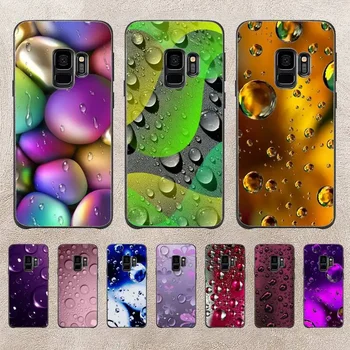 Красивые Капли Воды Чехол Для Телефона Samsung Galaxy S6 S7 Edge Plus S9 S20Plus S20ULTRA S10lite S225G S10 Note20ultra Case