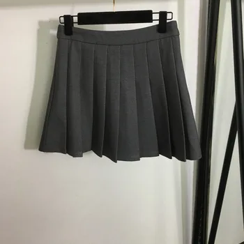 Новое украшение этикетки Слово плиссированная короткая юбка, защитные брюки на подкладке сексуальная мода Для похудения Привлекательная бесплатная