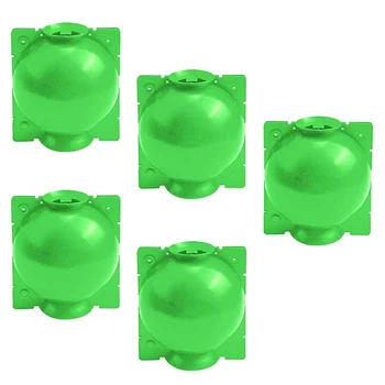 5 Штук шарикового устройства для размножения и укоренения растений -Многоразовый ящик для прививки растений (S, зеленый)