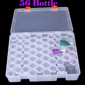 Новые Аксессуары для алмазной живописи 5d 56 Бутылок Съемный ящик для хранения Бутылок Сетки Мозаичный контейнер с инструментами