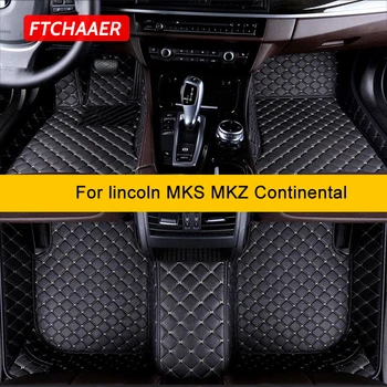Автомобильные Коврики FTCHAAER на заказ для lincoln MKS MKZ Continental Auto Carpets Аксессуары для ног Coche