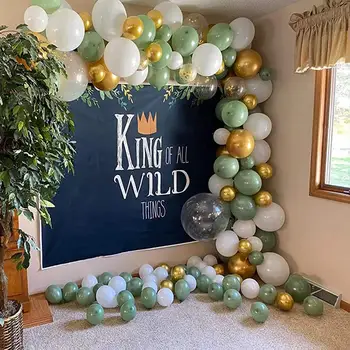 Набор воздушных шаров из высококачественных латексных шаров в стиле Baby Shower, Свадебные украшения, Металлические шары, принадлежности для вечеринки по случаю дня рождения
