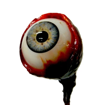 E5BB Кровавые глазные яблоки Декор для Хэллоуина Реалистичное глазное яблоко на Хэллоуин Искусственное глазное яблоко