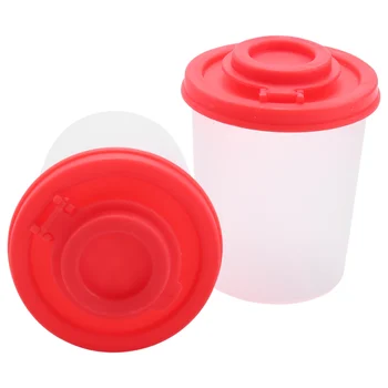 2 Солонки и перечницы среднего размера, Влагостойкая солонка с красными крышками, пластиковый герметичный дозатор для специй