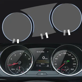 Защитная пленка на приборной панели, дисплей, навигация, наклейка для стайлинга автомобилей, накладка для Volkswagen Tiguan L 2017-19, Аксессуары для интерьера автомобилей