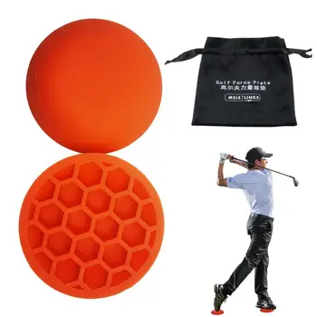 Силовая пластина для гольфа Резиновый Многоразовый Тренажер для игры в гольф Силовая Педаль Аксессуары для гольфа Для улучшения обучения игре в Гольф &