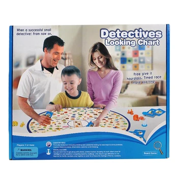 Детективы ищут схему Настольные игры для 2-4 игроков Детская игра