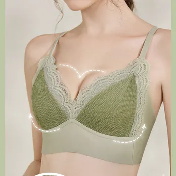 New Wireless Underwear Women Sexy Lace Bras Comfortable Thin Bralette ropa de mujer бюстгальтер женский