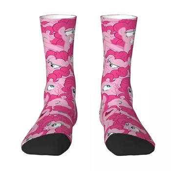 Чулки All Seasons Crew, носки Pinkie Pie, длинные носки в стиле Харадзюку в стиле хип-хоп, Аксессуары для мужчин, женщин, Рождественские подарки