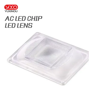 DIY Светодиодные линзы Для ламп AC LED COB DOB Включают в себя: ПК-объектив + Отражатель + Силиконовое кольцо, абажуры для светодиодных Ламп Grow Light /Прожектор