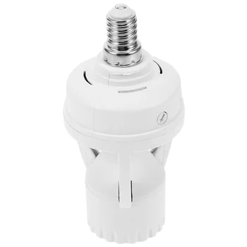 Переходник для держателя индукционной лампы E14 с лампочкой для установки в розетку преобразователя E27 Lampholder