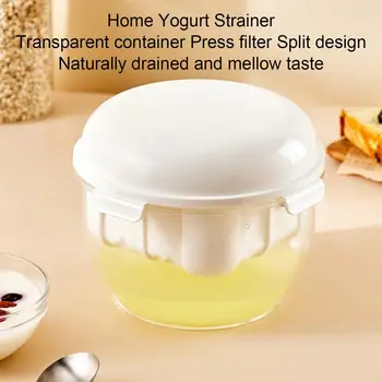 Самодельный сепаратор йогуртовой сыворотки Многоразовый сепаратор йогуртовой сыворотки соевого молока и сыра Съемное уплотнение для экономии кухонных принадлежностей