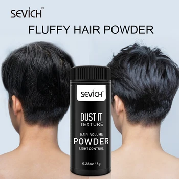 Sevich Пушистая пудра для волос 8 г, увеличивающая объем волос, матирующая пушистая пудра для волос, очищающая, впитывающая жир, пудра для укладки, уход за волосами