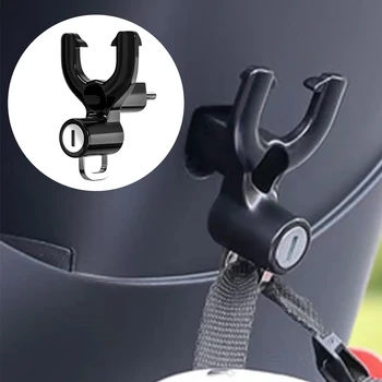 Универсальный металлический крючок для мотоциклетного шлема, Противоугонный Крючок с ключом, Аксессуары для шлемов для мотоциклов, велосипедов, электромобилей.